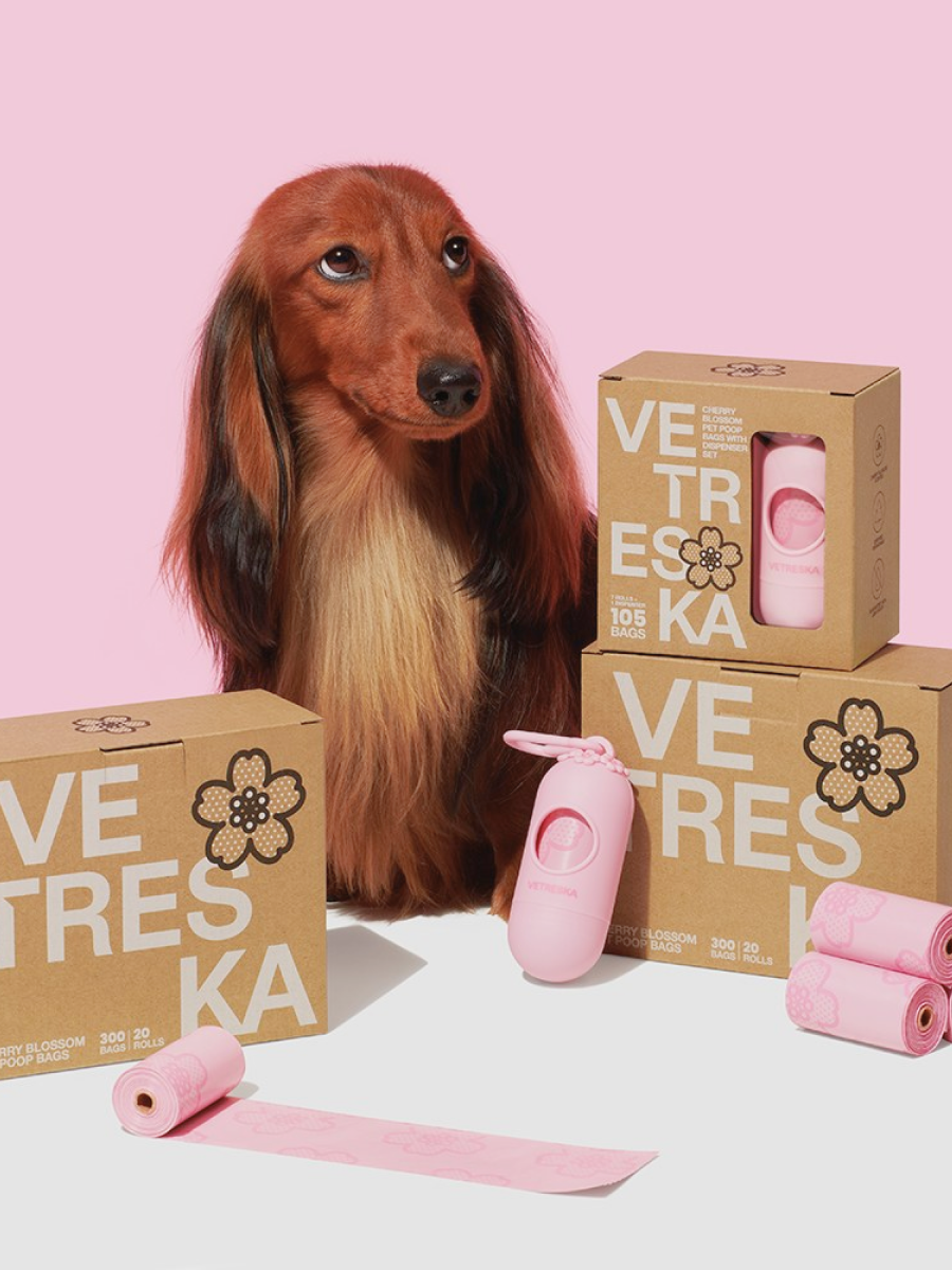 【VETRESKA】櫻花拾便器套裝