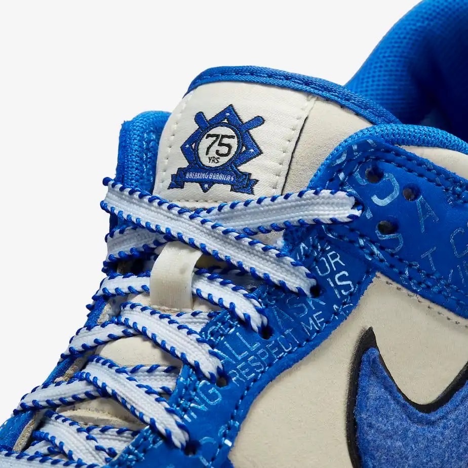 Nike Dunk Low GS Jackie Robinson 羅賓遜 75周年 大童 DV2203-400