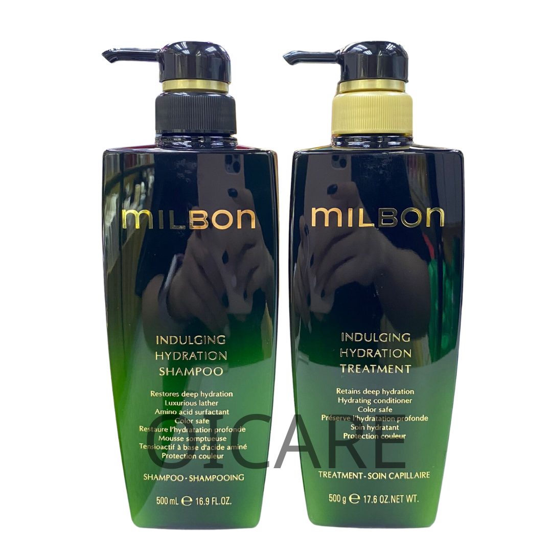 Milbon INDULGING HYDRATION 500ml 套裝 (乾燥,毛躁髪質)