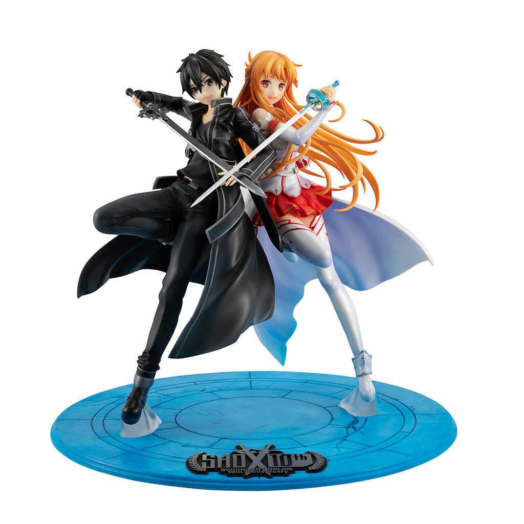 現貨 MEGAHOUSE Lucrea 刀劍神域 桐人&亞絲娜 SAO 10thAnniversary