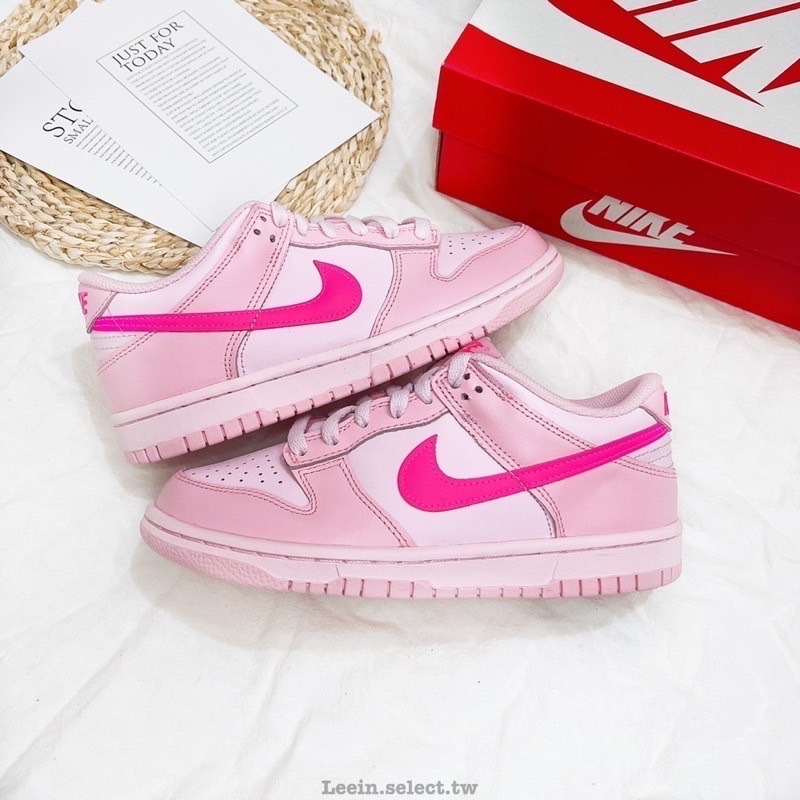 Nike Dunk Low "Triple Pink" 粉色 頑皮豹 粉紅豬 大童 DH9765-600