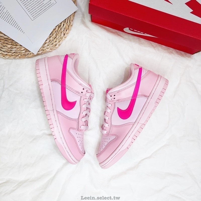 Nike Dunk Low "Triple Pink" 粉色 頑皮豹 粉紅豬 大童 DH9765-600