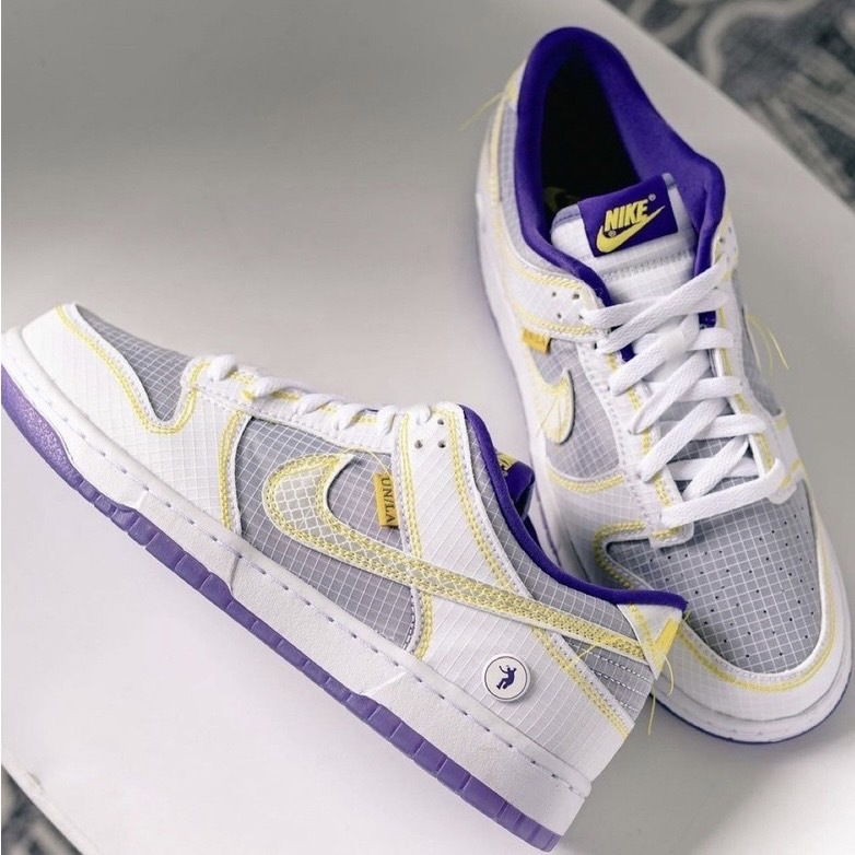 Nike Dunk Low x Union LA Court Purple 白紫 聯名 DJ9649-500