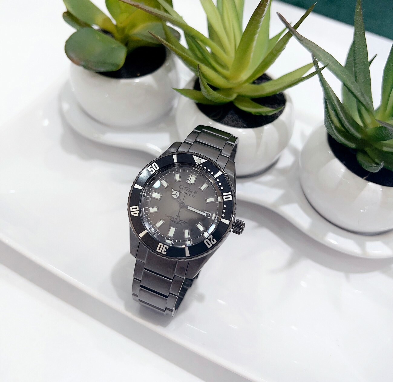 【CITIZEN 星辰】超級鈦機械潛水錶 NB6025-59H 41mm 現代鐘錶