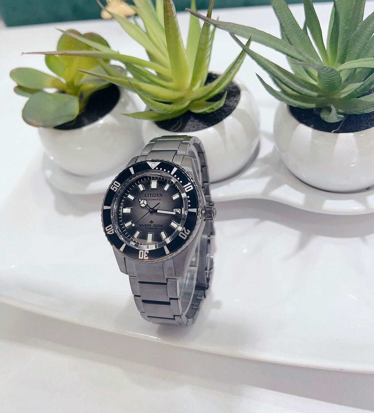 【CITIZEN 星辰】超級鈦機械潛水錶 NB6025-59H 41mm 現代鐘錶