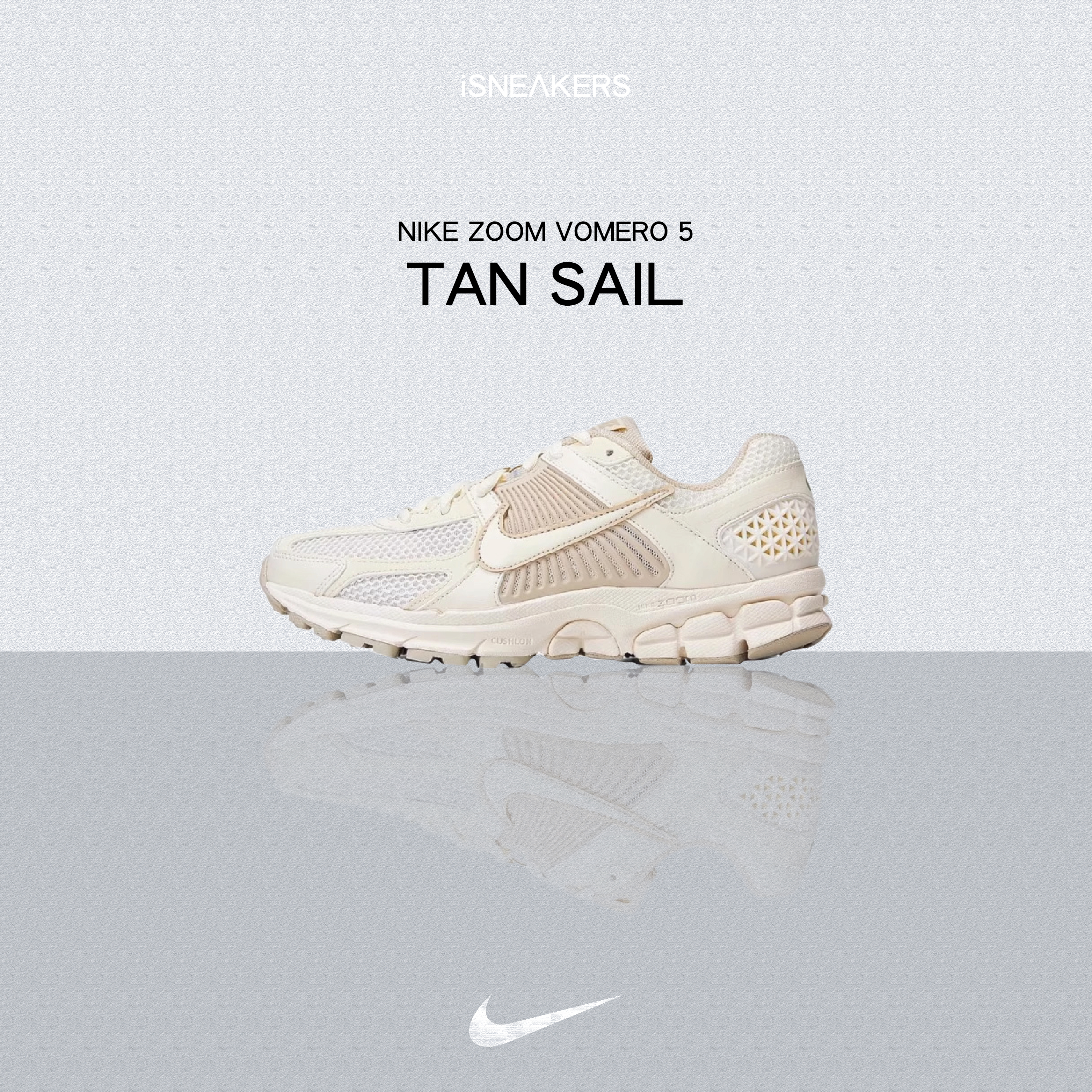 iSNEAKERS｜Nike Zoom Vomero 5 "Tan Sail" 奶茶 FQ6868-111