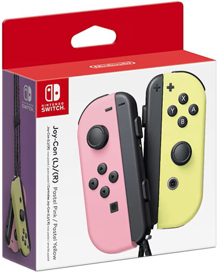 NS Joy-Con 原廠控制器 淡雅粉紅/淡雅黃