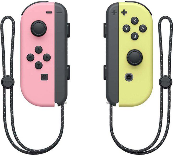 NS Joy-Con 原廠控制器 淡雅粉紅/淡雅黃