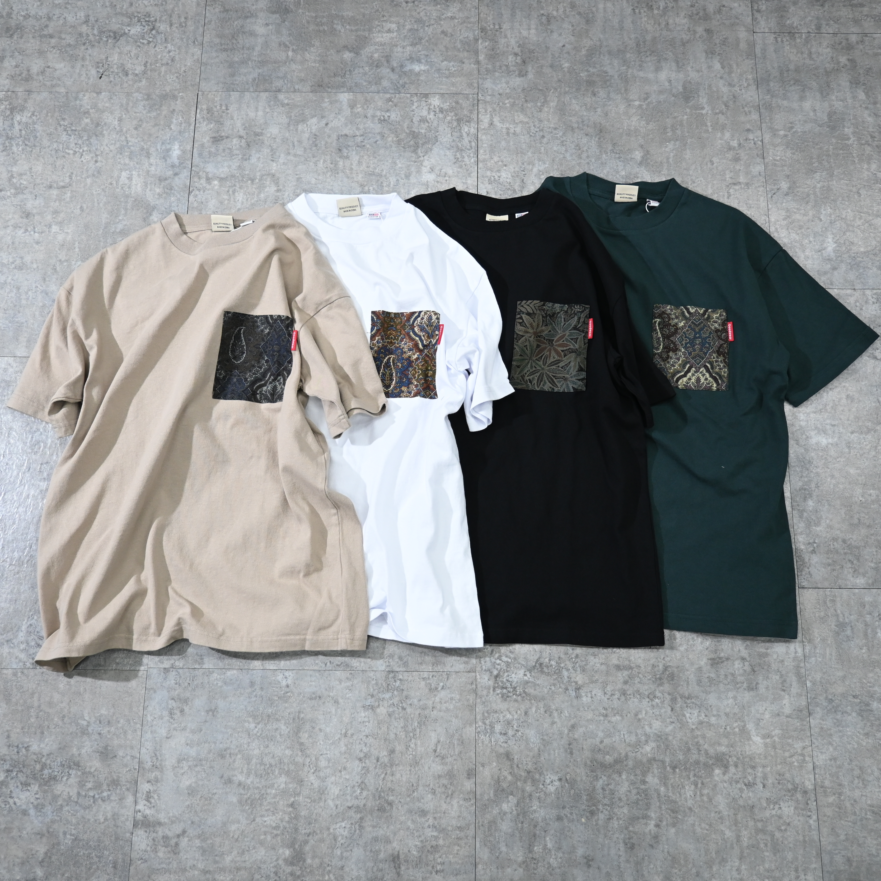 Goodwear Japan Arabesque Pocket Big Tee