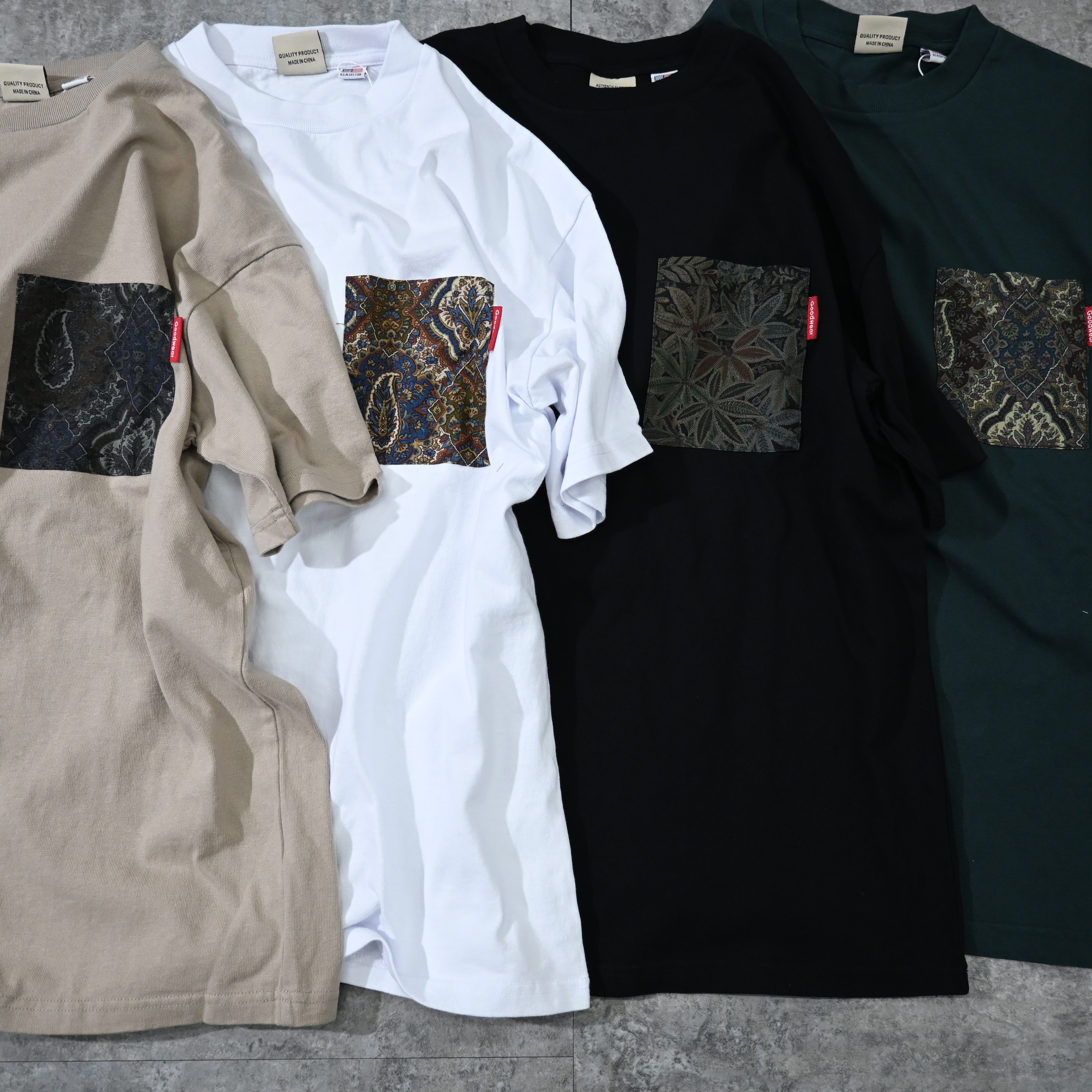 Goodwear Japan Arabesque Pocket Big Tee