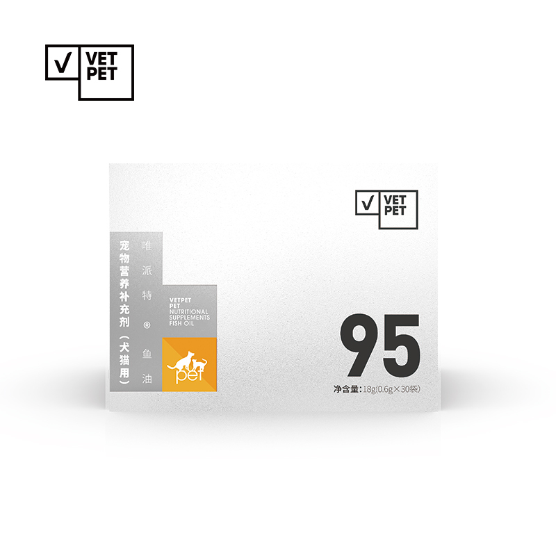 VETPET唯派特 宠物营养补充剂 顶配鱼油 RTG鱼油（0.6g*30）