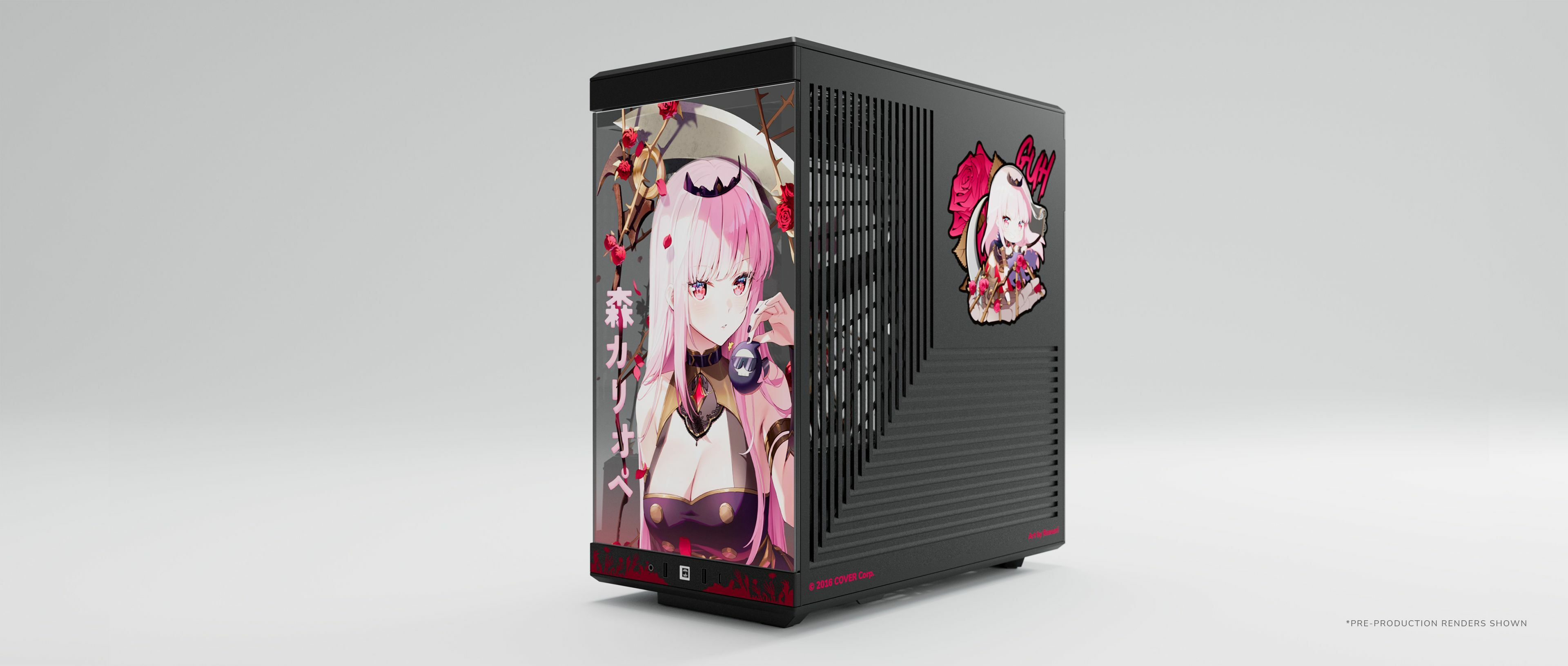 「第2團」「官品代購」Mori Calliope Y40 + Desk Pad + Gift Box Bundle 痛PC機箱連特典 (包香港順豐送貨)💀