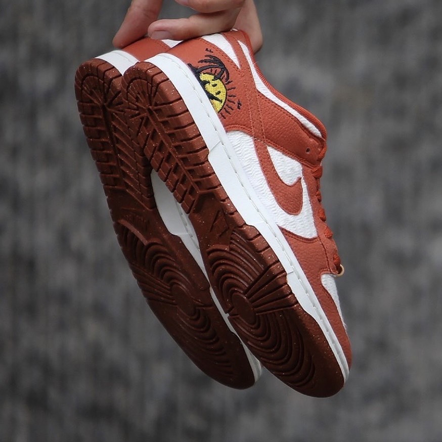 Nike Dunk Low SE Sun Club 白橘 夕陽落日 笑臉 女鞋 DR5475-100