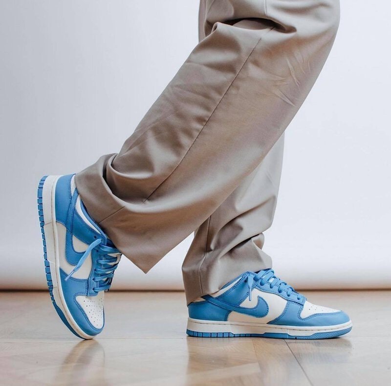 Nike Dunk Low University Blue 大學藍北卡藍 牛皮休閒鞋男鞋 DD1391-102