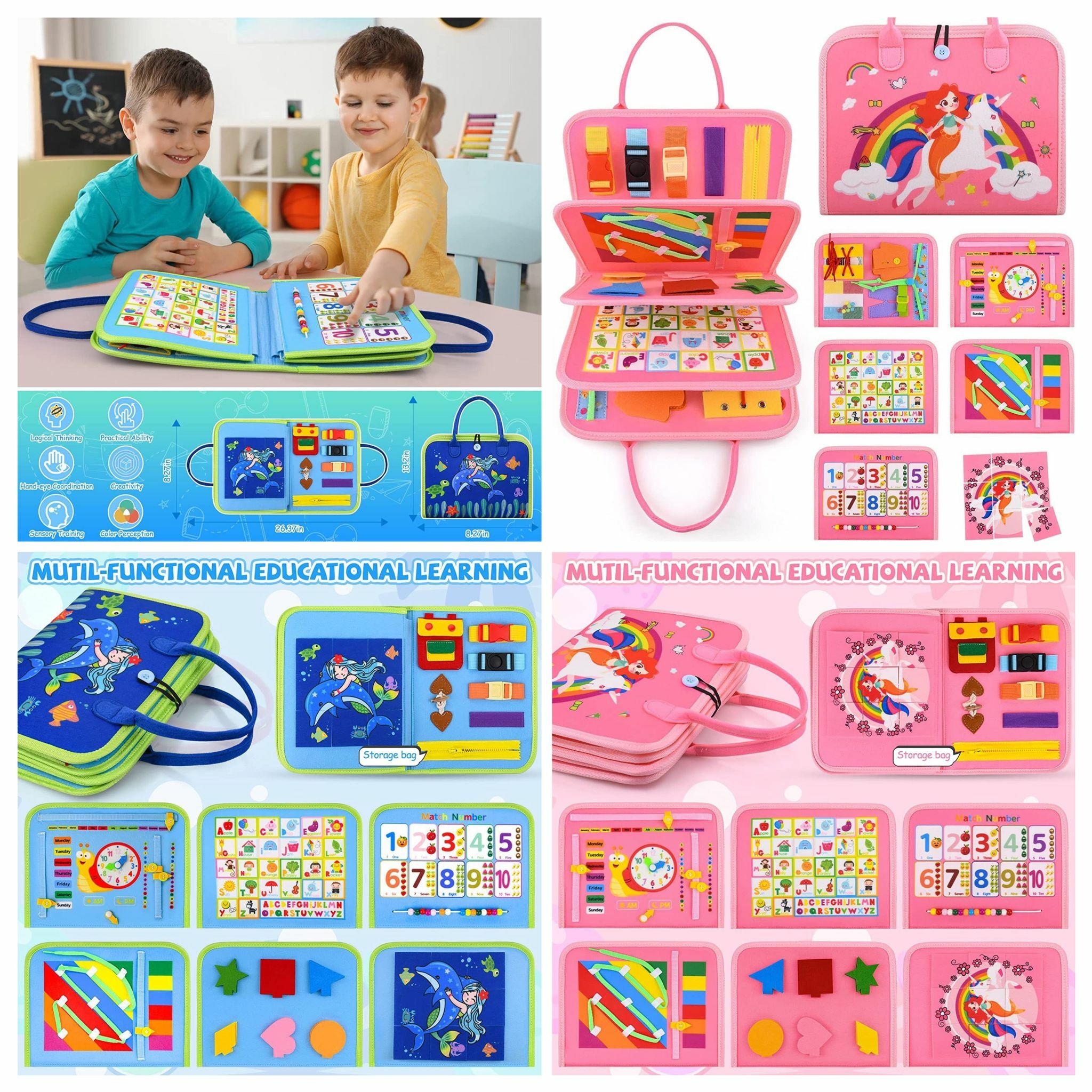 兒童DIY毛氈忙碌板-2300518