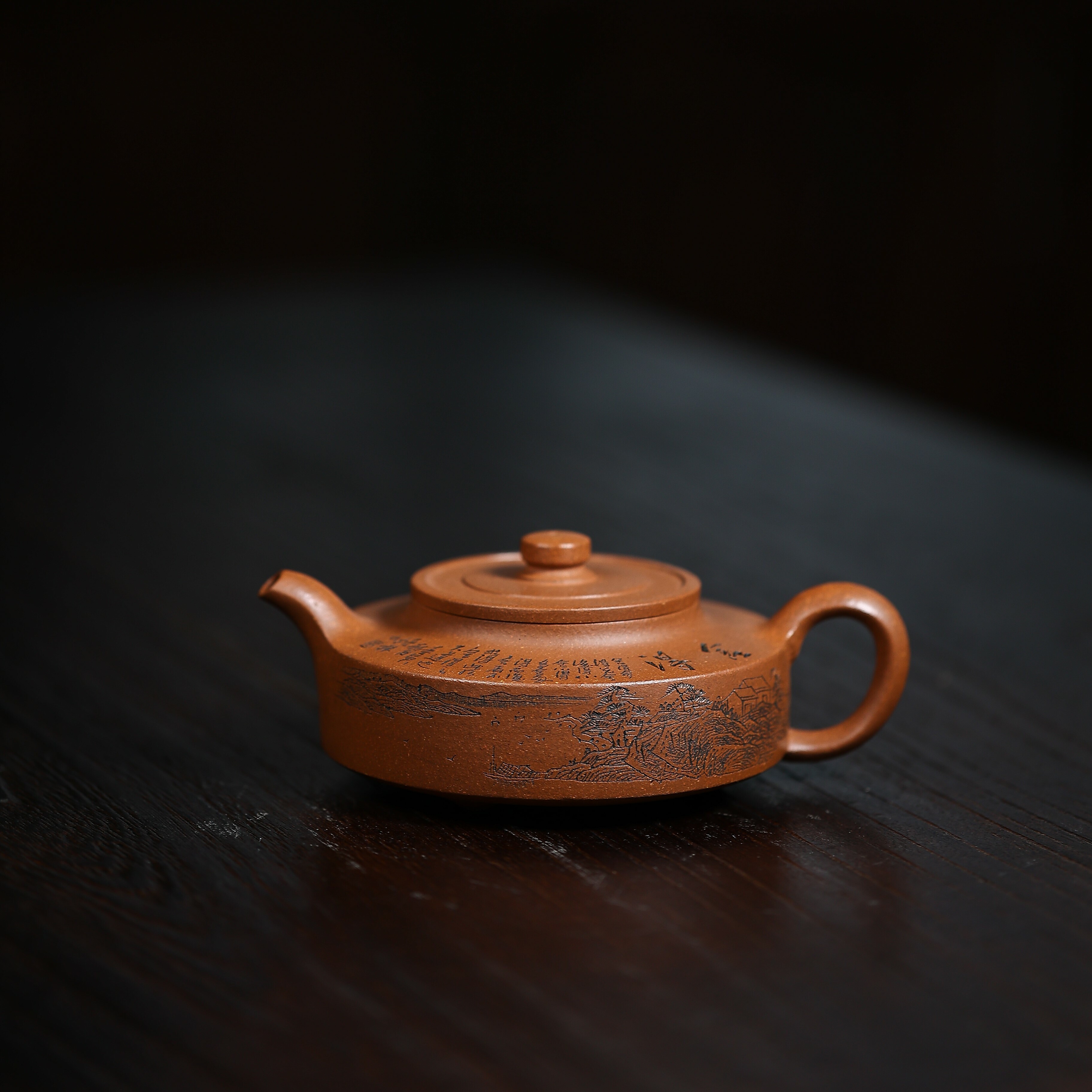 降坡泥│周盤│吳菊鳳│國家級正高級工藝美術師│小壺仙紫砂壺