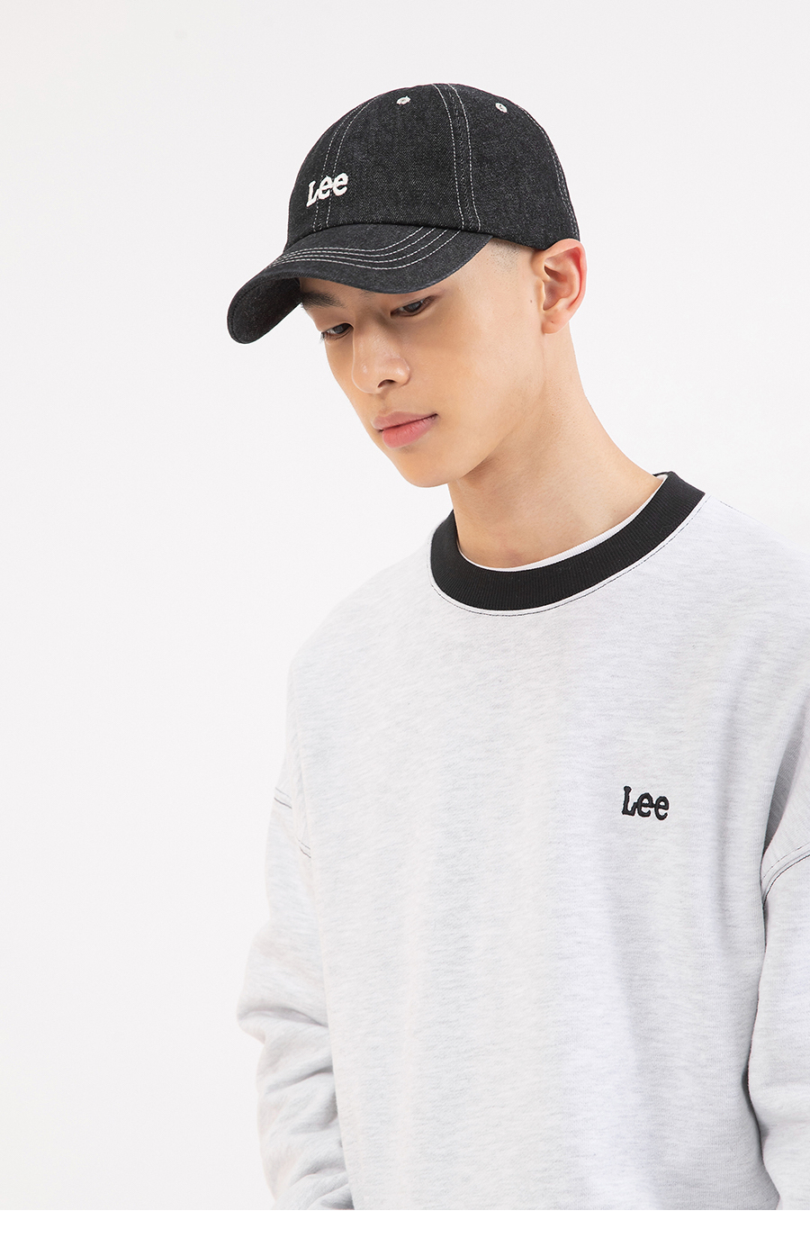 LEE】SMALL TWITCH LOGO COTTON CURVE BALL CAP (LE310)
