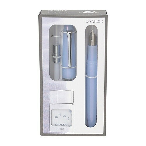 PROFIT Jr.+10 書法尖鋼筆 X 暈染墨水 極光（藍色）｜日本Sailor 寫樂