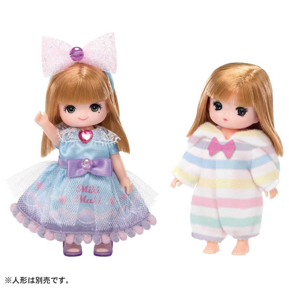 Takara Tomy 莉卡娃娃 Licca Dress - LW-21 Miki-chan & Maki-chan 長裙 & 睡衣套裝