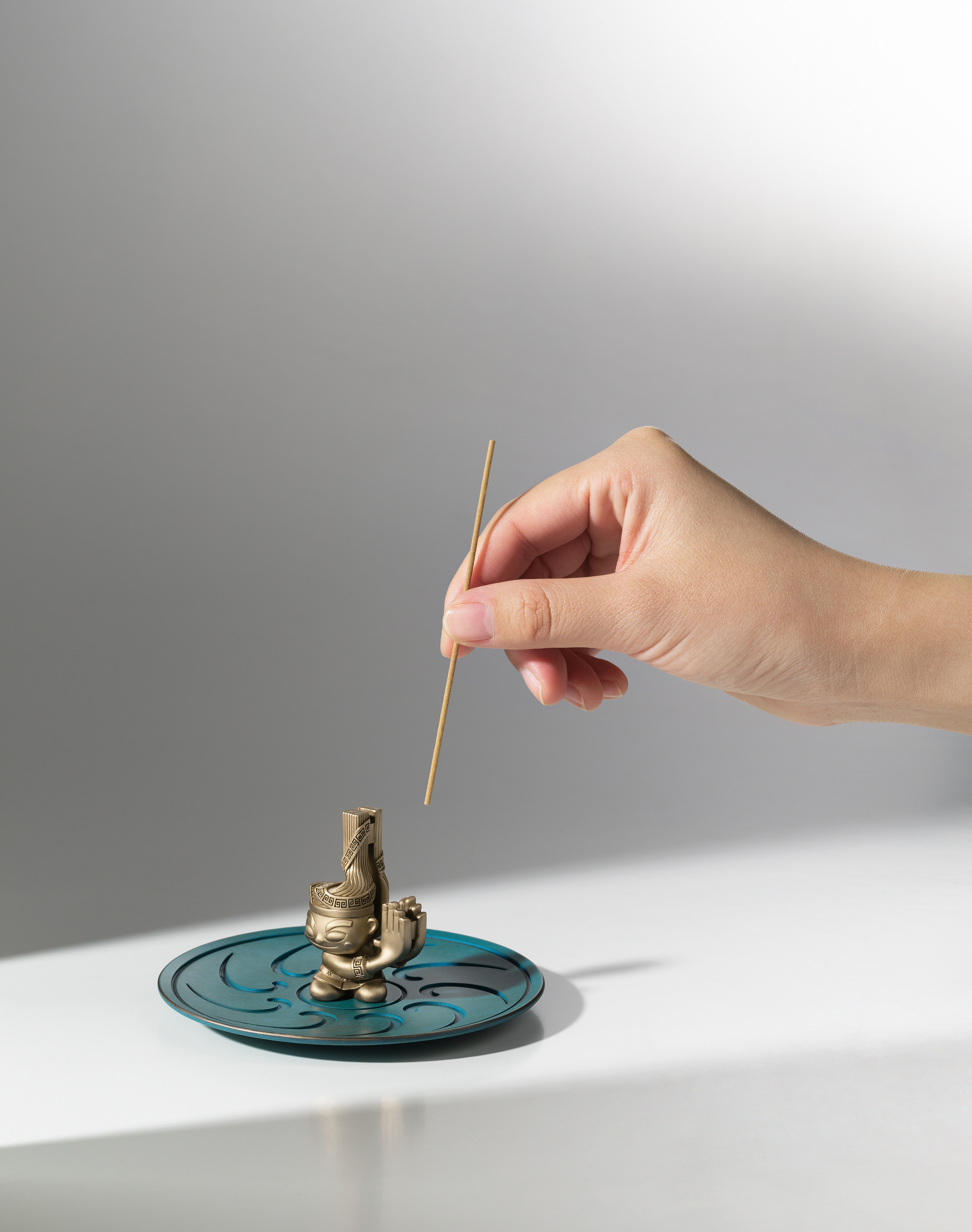 三星堆．青銅祈福香插◇已停產◇