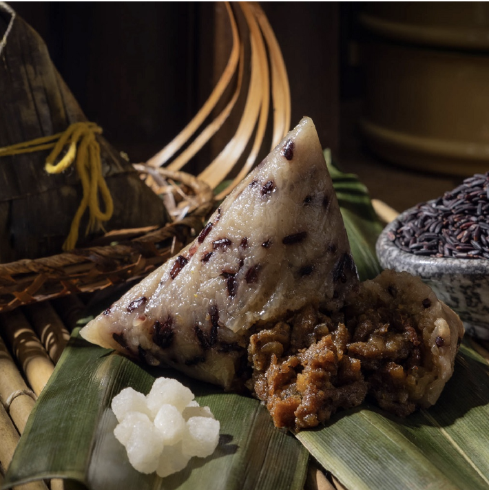 如切金珠 黑金糯米娘惹糭 [斑蘭葉]