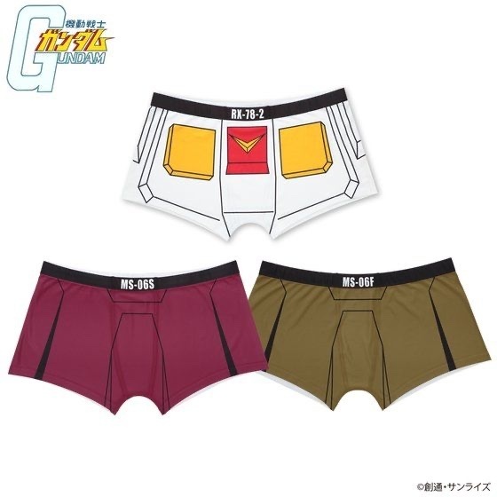 Pbandai 預訂2023/8月 機動戰士 高達 Gundam MS UNDERWEAR (全3種）
