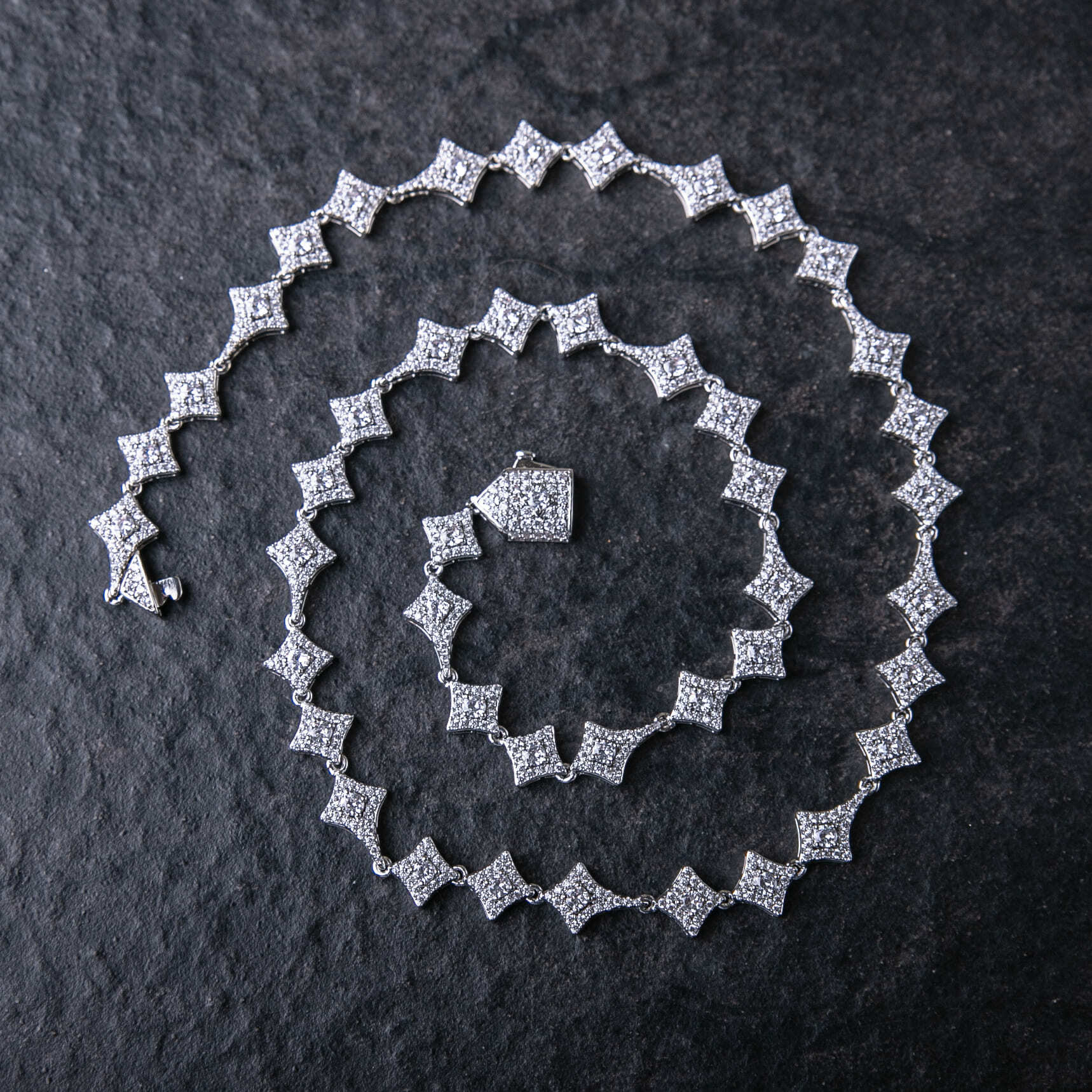 10mm滿鑲繁星項鍊