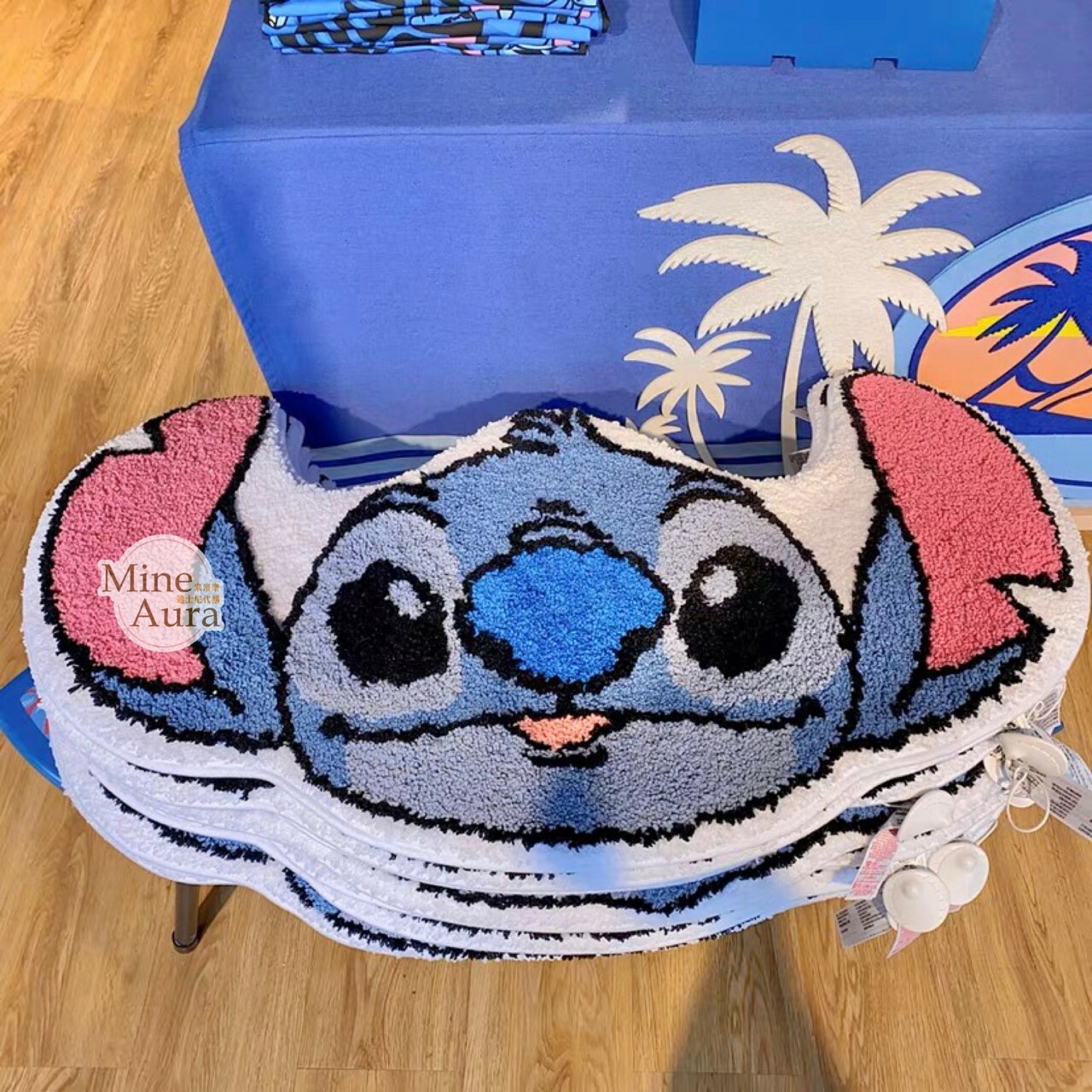 史迪奇 Stitch 大頭圖案 造型 地墊 星際寶貝 Lilo & Stitch -上海迪士尼樂園