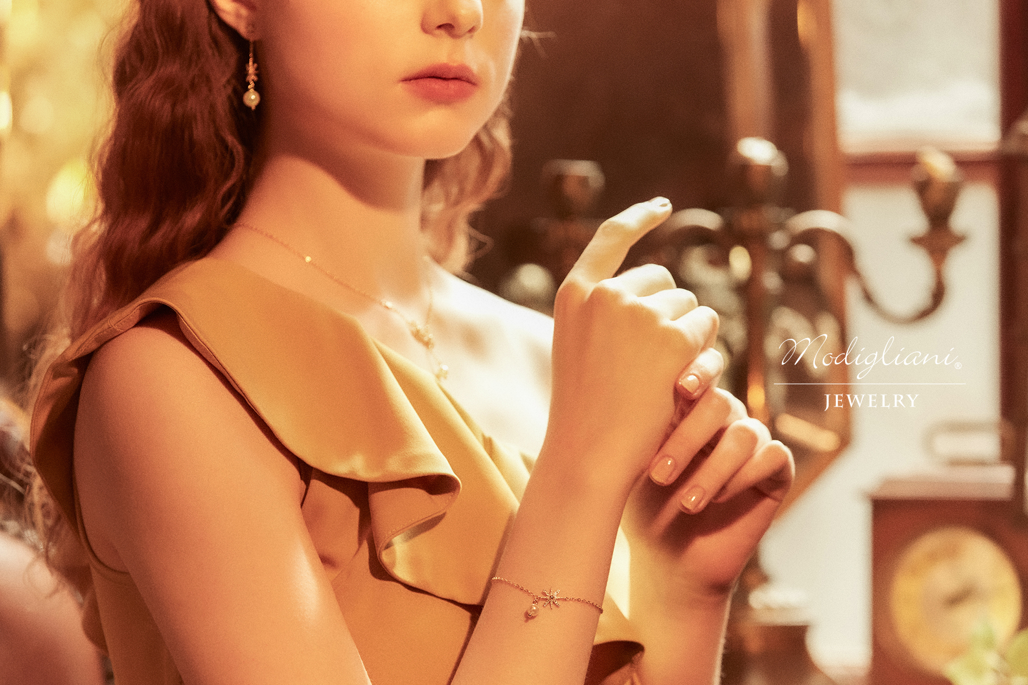 黃銅飾品,黃銅,氣質,星星,手鍊,施華洛世奇水晶珍珠,18K金,星芒,珍珠,鋯石