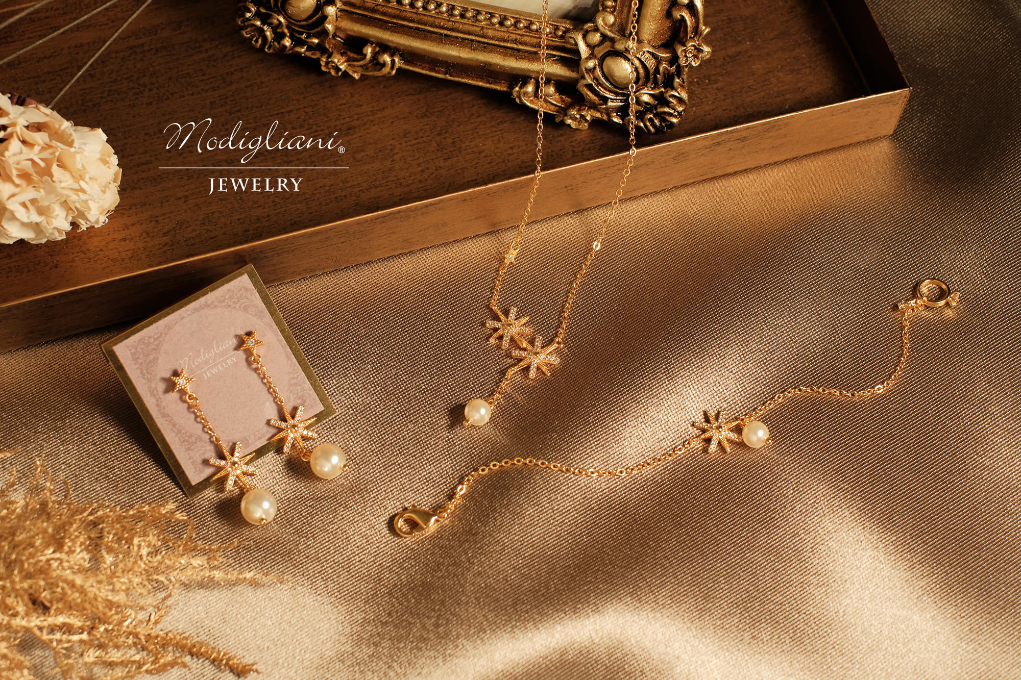 黃銅飾品,黃銅,氣質,星星,耳環,天然珍珠,18K金,星芒,珍珠,鋯石