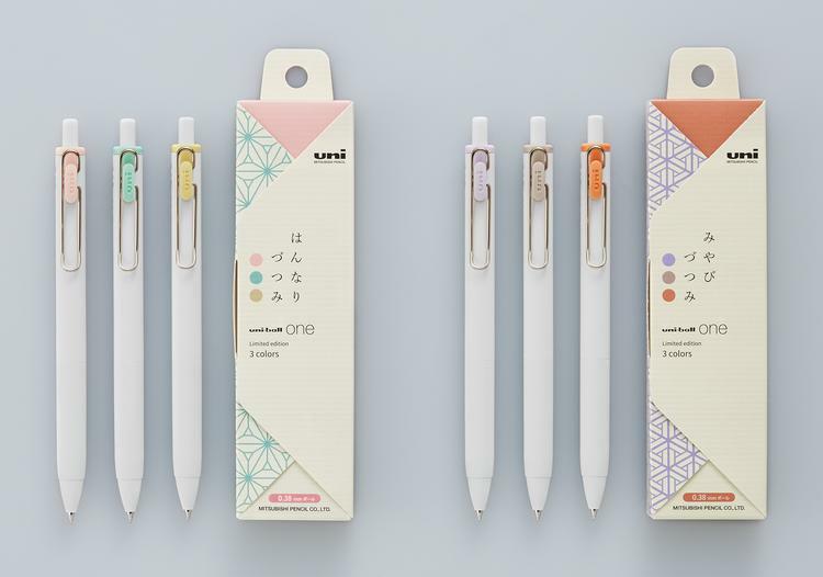 uni ball one limited color wafu set