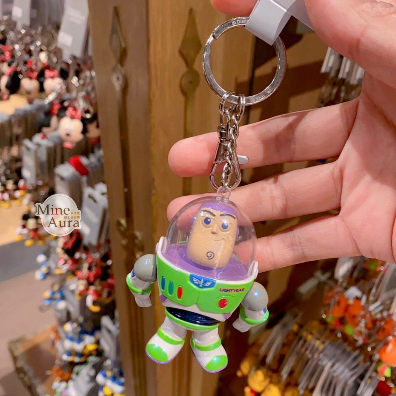 Q版 巴斯光年 Buzz Lightyear 立體站姿造型 鑰匙圈 吊飾 玩具總動員 Toy Story -上海迪士尼樂園