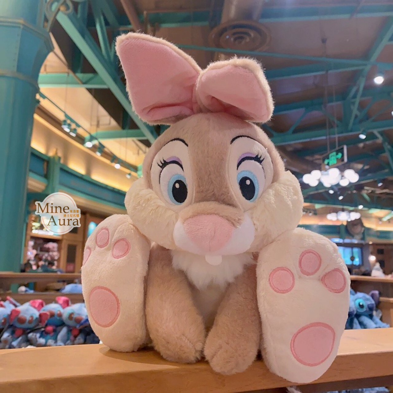 邦尼兔 Miss Bunny 絨毛 坐姿 娃娃 玩偶 小鹿斑比 Bambi -上海迪士尼樂園