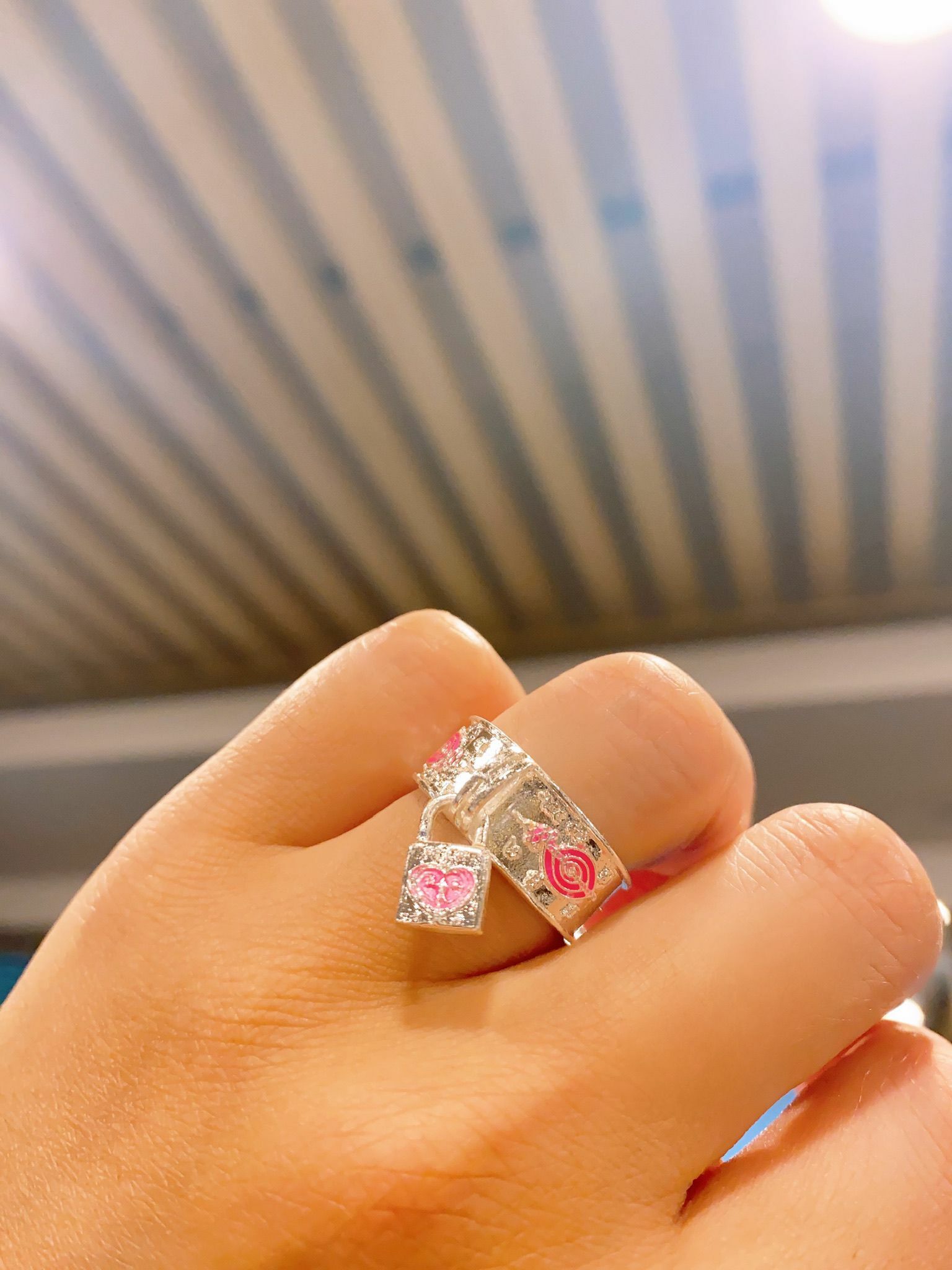 阿贊咒大師開光 純銀第一期 佛曆2566 天眼桃花鎖心戒