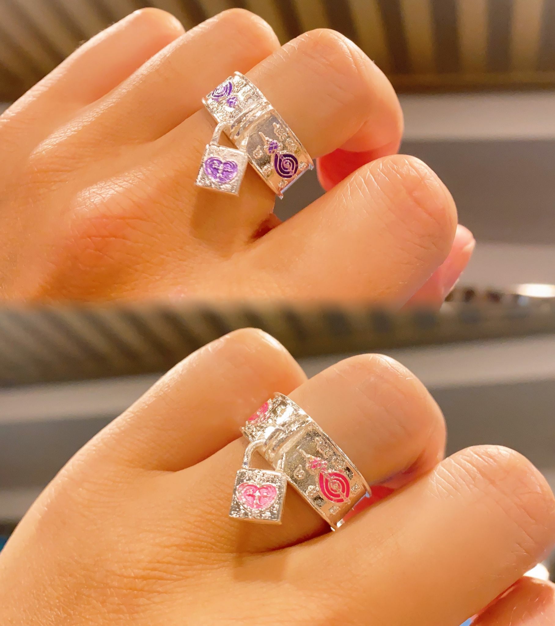 阿贊咒大師開光 純銀第一期 佛曆2566 天眼桃花鎖心戒