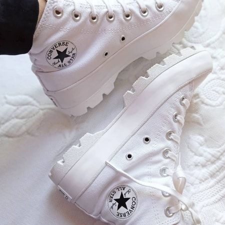 Converse High Lugged 白色 帆布鞋 白鞋 增高 厚底 似馬丁鞋 565902C
