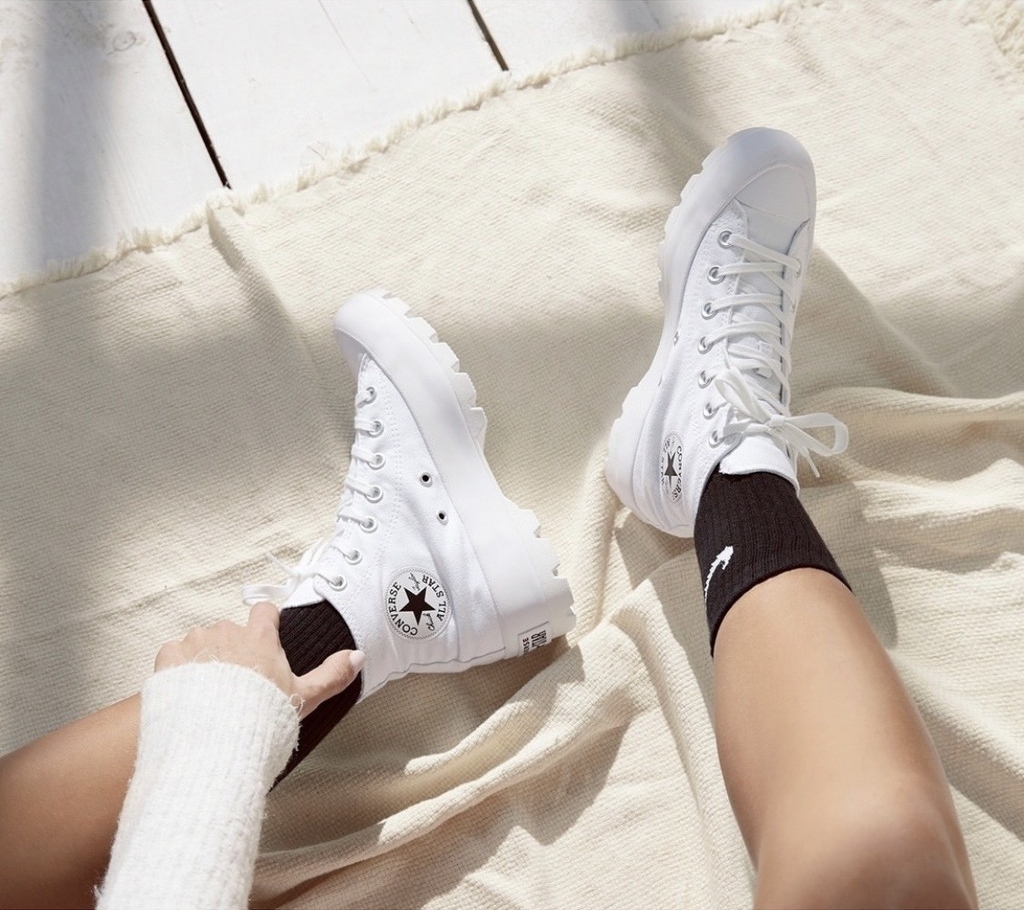 Converse High Lugged 白色 帆布鞋 白鞋 增高 厚底 似馬丁鞋 565902C