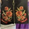 [S] BOYLONDON EMBROIDERY FLORAL SKIRT,BLACK/GOLD, B82SK1335F99 (SBB259)