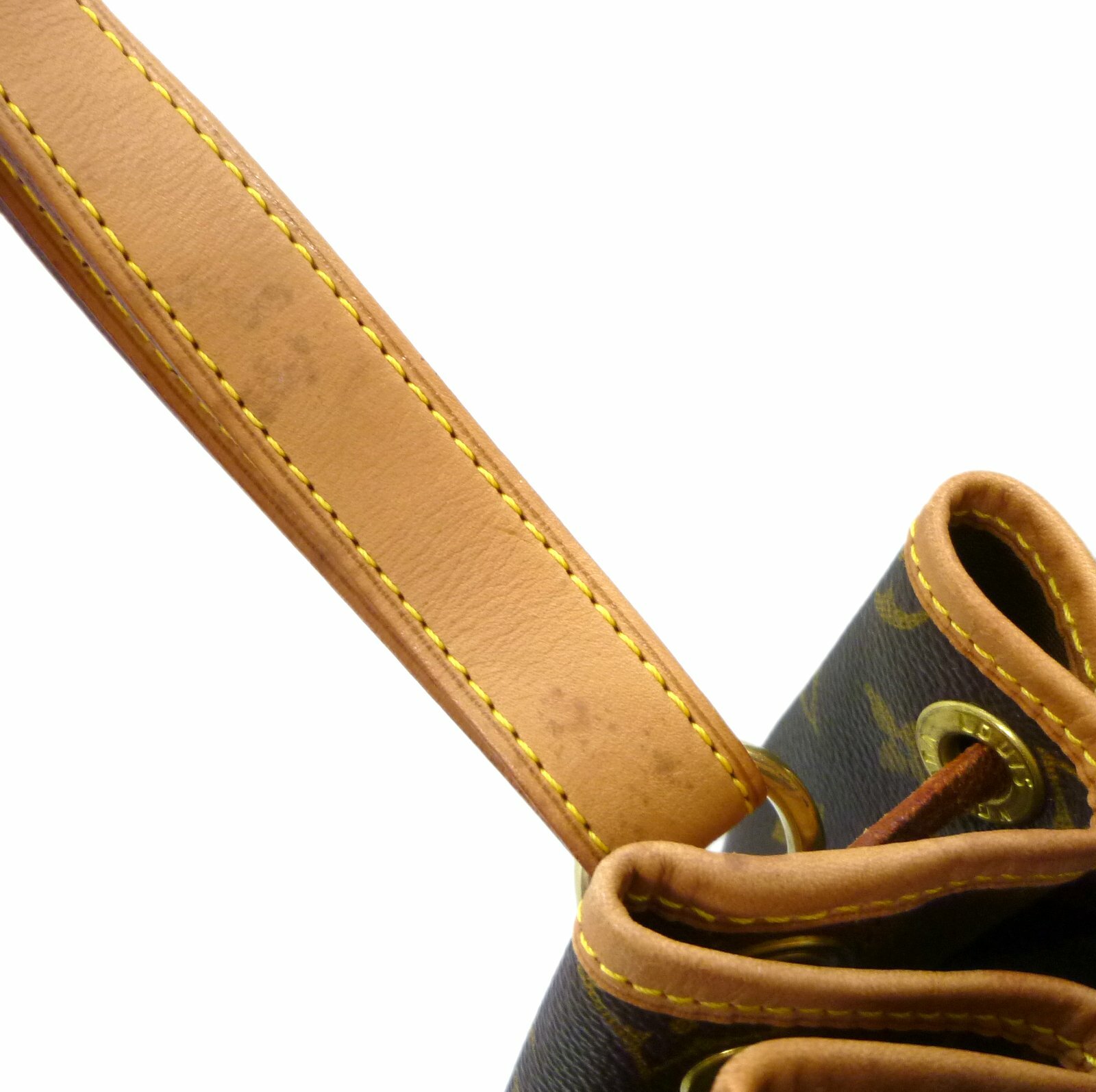 Authentic LOUIS VUITTON Noe Shoulder Drawstring Bag M42224 Monogram  #W607053