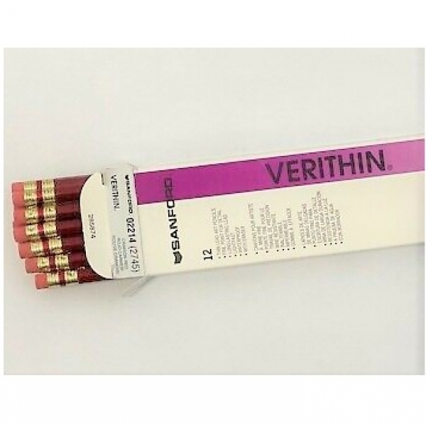 VERITHIN 有擦膠頭紅鉛筆(12支/盒)