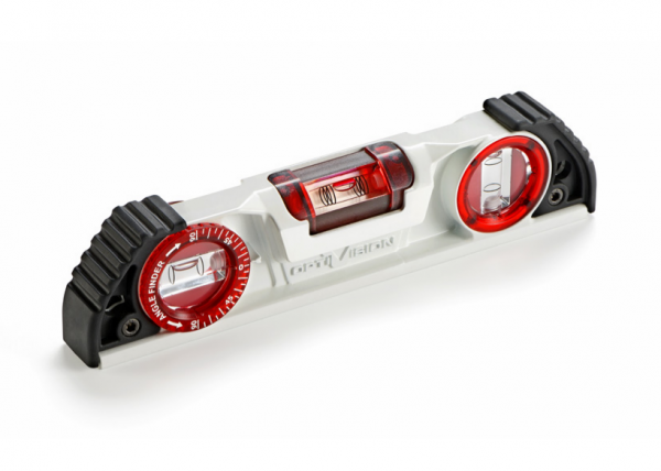 KAPRO" 以色列10"紅視點鑄鐵魚鐳平水尺