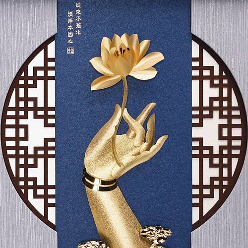 佛手蓮花│退休禮物、佛教界交流伴手禮、收藏自用 │客製化禮物