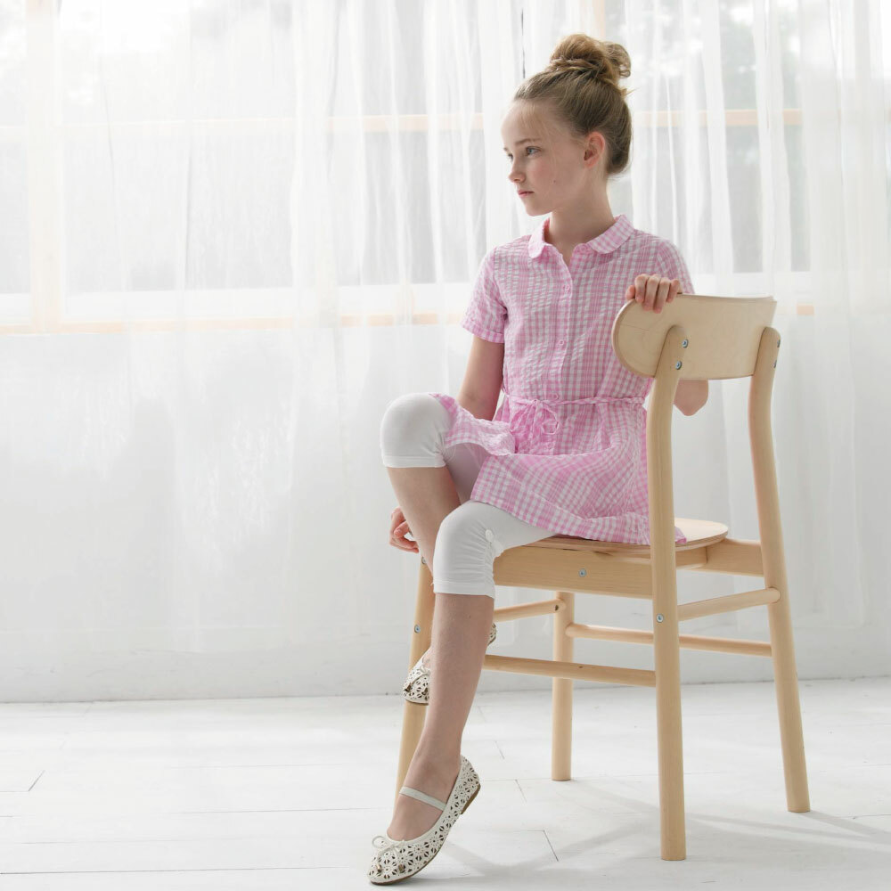 PIPPY小蝴蝶彈力棉緊身內搭褲 米白