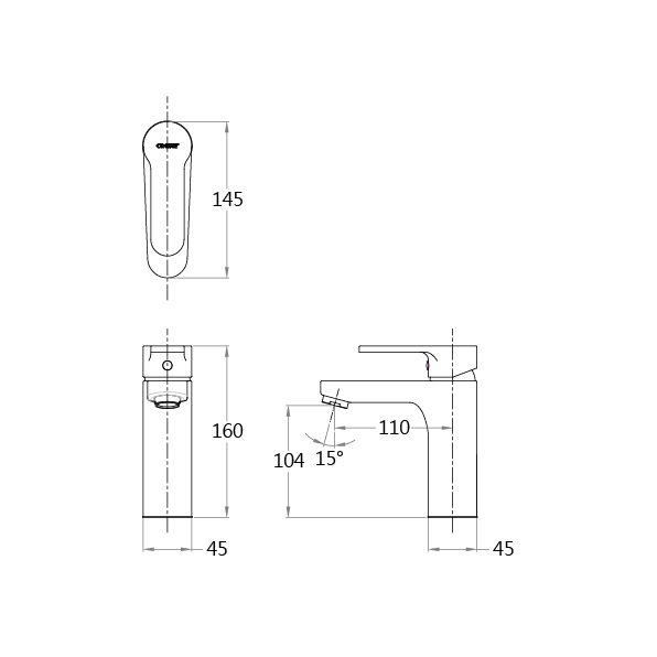 凱撒 龍頭推薦型號 B570C/BT570C 單孔面盆龍頭