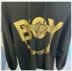 [S] BOYLONDON WING PULLOVER HOODIE,BLACK/GOLD, B83HD1139U99 (SBB269)