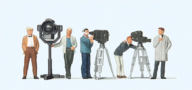 Preiser迷你小人 10062影視劇組