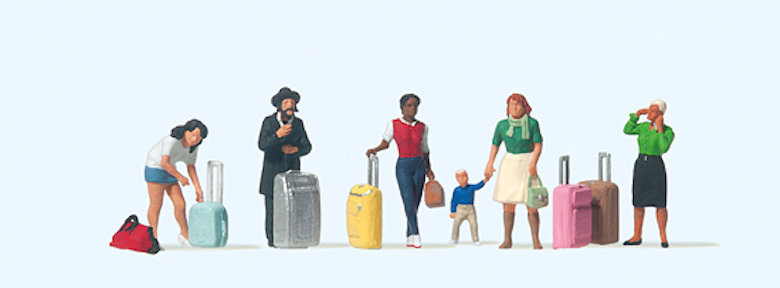 Preiser迷你小人 10795旅行的人們