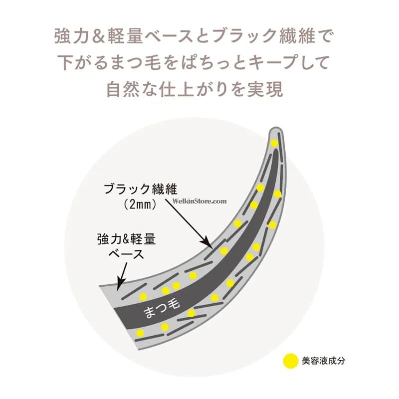 日本 ettusais 艾杜紗 魔術捲翹睫毛底膏黑色 6g