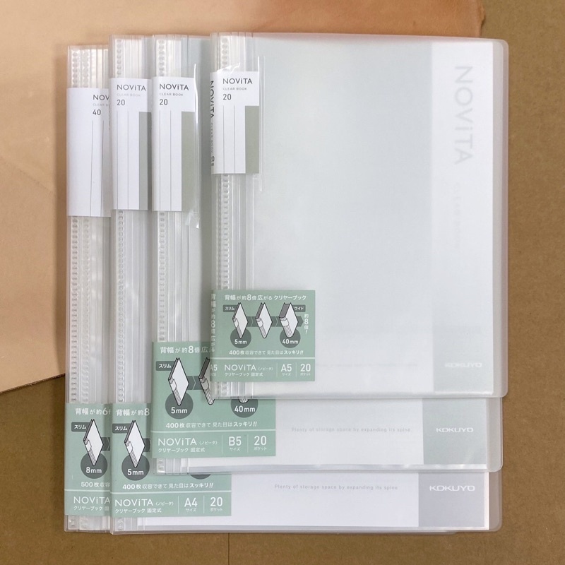 KOKUYO NOVITA 收納資料夾 透明款