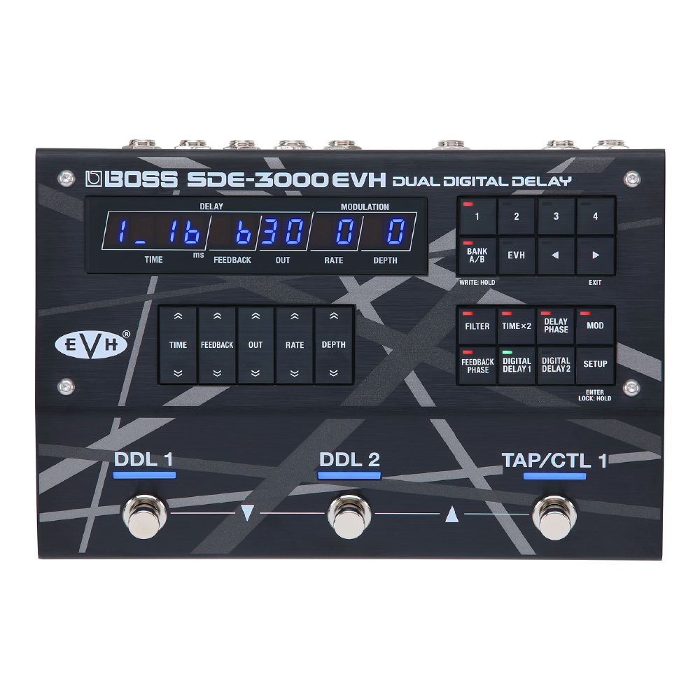 BOSS BOSS / SDE-3000EVH 數位雙延遲效果器(Dual Digital Delay) — 三峽效果器｜YA! 玩音樂
